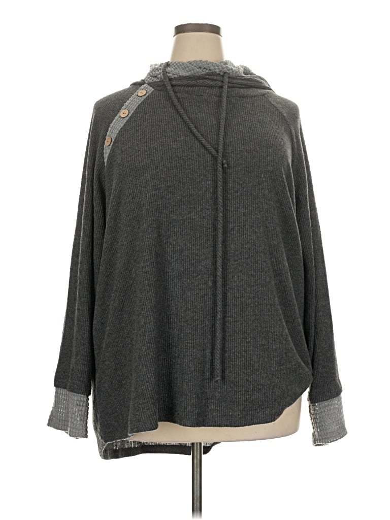 Pre-owned White Birch Pullover Sweater In Gray