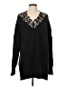 Zenana Premium Black Pullover Sweater Size S - photo 1
