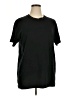 Neiman Marcus 100% Cotton Solid Black Short Sleeve T-Shirt Size XL - photo 1