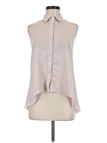 Final Touch Sleeveless Button-Down Shirt (view 1)