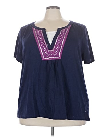 Northcrest Short Sleeve Blouse (view 1)