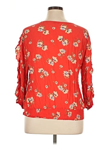 Democracy 3/4 Sleeve Blouse (view 2)