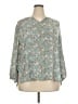 Monday Fun Teal 3/4 Sleeve T-Shirt Size 2X - photo 1