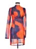 H:ours Graphic Orange Cocktail Dress Size M - photo 1