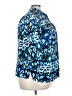 George 100% Polyester Print Blue 3/4 Sleeve Blouse Size 3X - photo 4