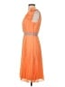 BCBGMAXAZRIA 100% Polyester Orange Cocktail Dress Size 4 - photo 5