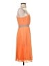 BCBGMAXAZRIA 100% Polyester Orange Cocktail Dress Size 4 - photo 4