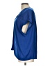Maison d' Amelie 100% Polyester Blue Short Sleeve Blouse Size L - photo 5