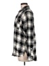 Express Plaid Gray Long Sleeve Button-Down Shirt Size M - photo 5