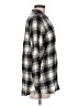 Express Plaid Gray Long Sleeve Button-Down Shirt Size M - photo 4