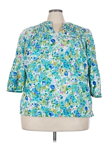 Soft by Avenue 3/4 Sleeve Blouse (view 1)