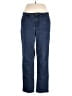 Liz Claiborne Chevron-herringbone Blue Jeans Size 14 - photo 1