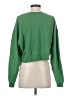 Pilcro 100% Cashmere Green Cashmere Pullover Sweater Size S - photo 2