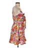Unbranded 100% Polyester Floral Orange Cocktail Dress Size S - photo 4
