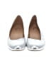 Journee Collection Metallic Silver Heels Size 7 - photo 2