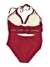 Unbranded Graphic Burgundy One Piece Swimsuit Size XL - photo 2