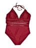 Unbranded Graphic Burgundy One Piece Swimsuit Size XL - photo 1