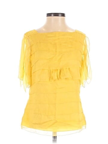 Limited Edition Short Sleeve Silk Top (view 1)