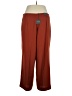 Madison 100% Polyester Solid Brown Dress Pants Size 16 - photo 2