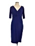 Connected Apparel Blue Cocktail Dress Size 12 (petite) - photo 1