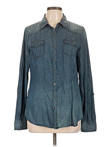 Maurices Long Sleeve Button-Down Shirt (view 1)