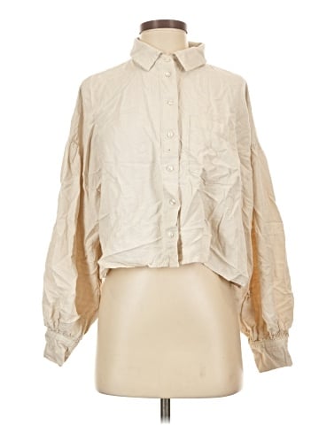 Topshop Long Sleeve Blouse (view 1)