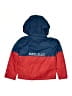 Perry Ellis 100% Polyester Color Block Red Windbreaker Size 5 - photo 2