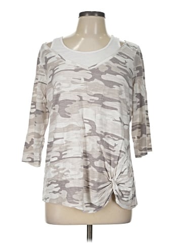 Belle By Kim Gravel 3/4 Sleeve T-Shirt (view 1)
