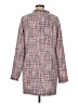 Laundry by Shelli Segal 100% Polyester Tweed Purple Coat Size M - photo 2