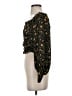 Lulus 100% Polyester Black 3/4 Sleeve Blouse Size S - photo 5