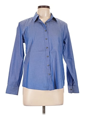 Lands' End Long Sleeve Button-Down Shirt (view 1)