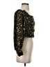 Lulus 100% Polyester Black 3/4 Sleeve Blouse Size S - photo 4
