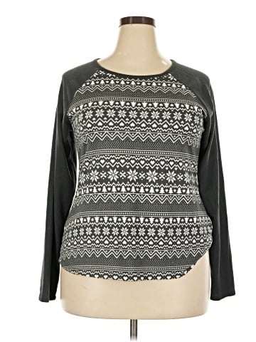 One Step Up Long Sleeve Top (view 1)
