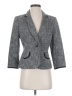 Nine West 100% Cotton Houndstooth Gray Blazer Size 4 - photo 1