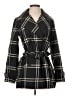 Lauren by Ralph Lauren 100% Polyester Plaid Black Coat Size S - photo 1