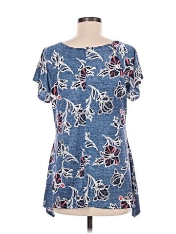 Brittany Black Short Sleeve Blouse (view 2)
