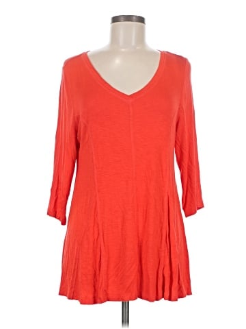 Soft Surroundings 3/4 Sleeve Top (view 1)
