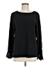 BeachLunchLounge Black Long Sleeve Top Size L - photo 1
