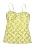 DownEast Basics Floral Green Swimsuit Top Size M - photo 1