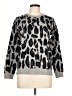 T Tahari Animal Print Gray Pullover Sweater Size M - photo 1