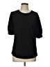 T Tahari Black Short Sleeve Top Size L - photo 1