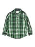 Tucker + Tate 100% Cotton Plaid Green Long Sleeve Button-Down Shirt Size 5 - photo 1