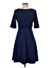 Alisa Pan 100% Polyester Solid Blue Cocktail Dress Size 6 - photo 2