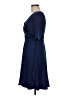 Alisa Pan 100% Polyester Solid Blue Cocktail Dress Size 6 - photo 5