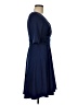 Alisa Pan 100% Polyester Solid Blue Cocktail Dress Size 6 - photo 4