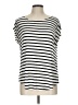 Green Envelope Stripes Ivory Short Sleeve T-Shirt Size L - photo 1