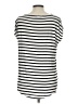 Green Envelope Stripes Ivory Short Sleeve T-Shirt Size L - photo 2