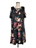 Halife Floral Black Casual Dress Size L (estimated) - photo 1