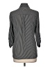 Iz Byer 100% Polyester Stripes Gray 3/4 Sleeve Blouse Size M - photo 2