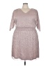 MSK Silver Casual Dress Size 3X - photo 1